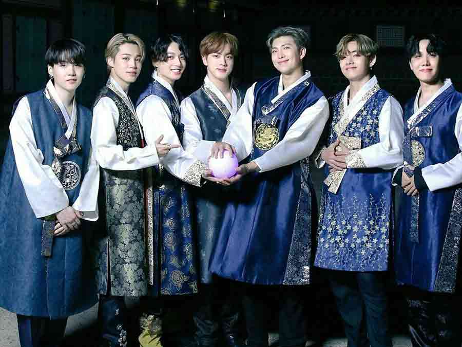 hanbok coreano tradicional BTS