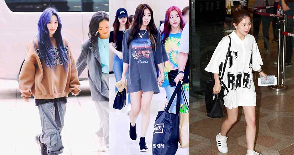 Esta es la ropa que necesitas en tu closet para crear outfits al estilo de la moda coreana 2 La moda coreana incluye Camisetas o sudaderas Oversize