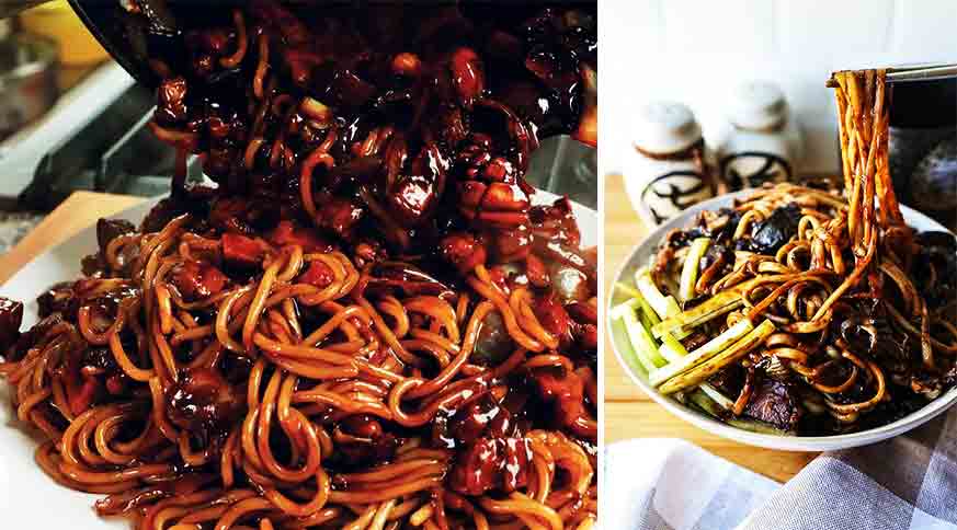 Jajangmyeon comidas tradicionales coreanas que deberias probar, son sabrosos y saludables