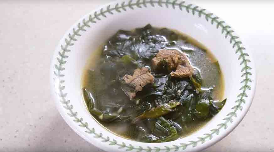 Sopa de algas comidas tradicionales coreanas que deberias probar, son sabrosos y saludables