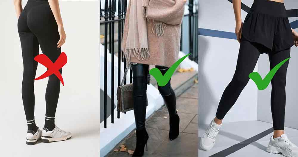 Formas correstas de usar leggings en Corea del Sur