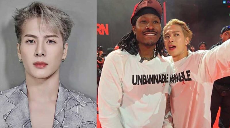 Jackson Wang sorprende a Marshawn Lynch, quien lo confunde con alguien albino 1 Jackson Wang sorprende a Marshawn Lynch, quien lo confunde con alguien albino
