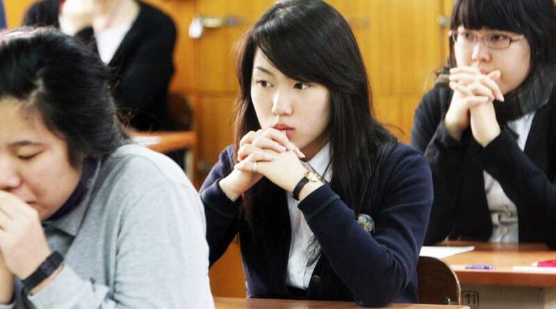 Más de 11 horas al día sentados: la preocupante realidad de los adolescentes en Corea del Sur 1 Más de 11 horas al día sentados la preocupante realidad de los adolescentes en Corea del Sur