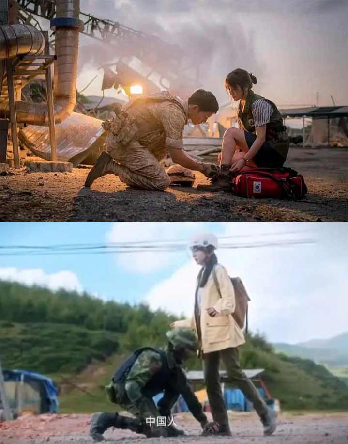 Fans comparan a White Olive Tree con Descendants of the Sun 2 White Olive Tree con Descendants of the Sun